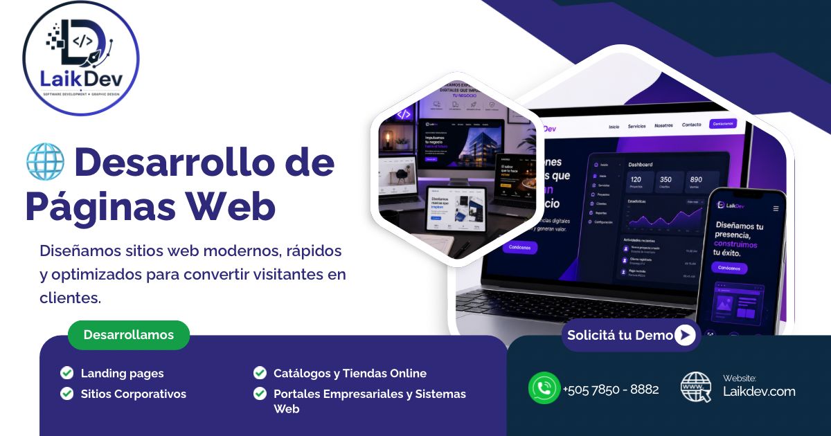 Desarrollo de páginas web LaikDev